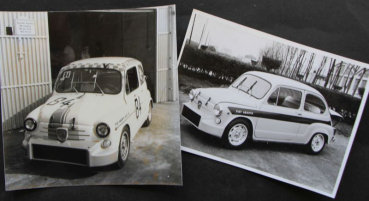 Abarth Fiat 850 TC 1963 two Factoryphotos (10389)